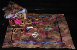 Ogham Fews and Casting Cloth