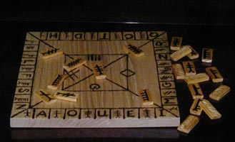 Ogham Fews and Casting Board